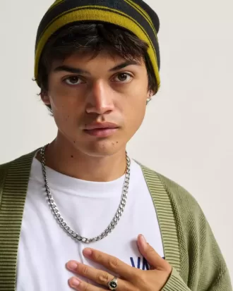 Berretto a righe sfocate Skate