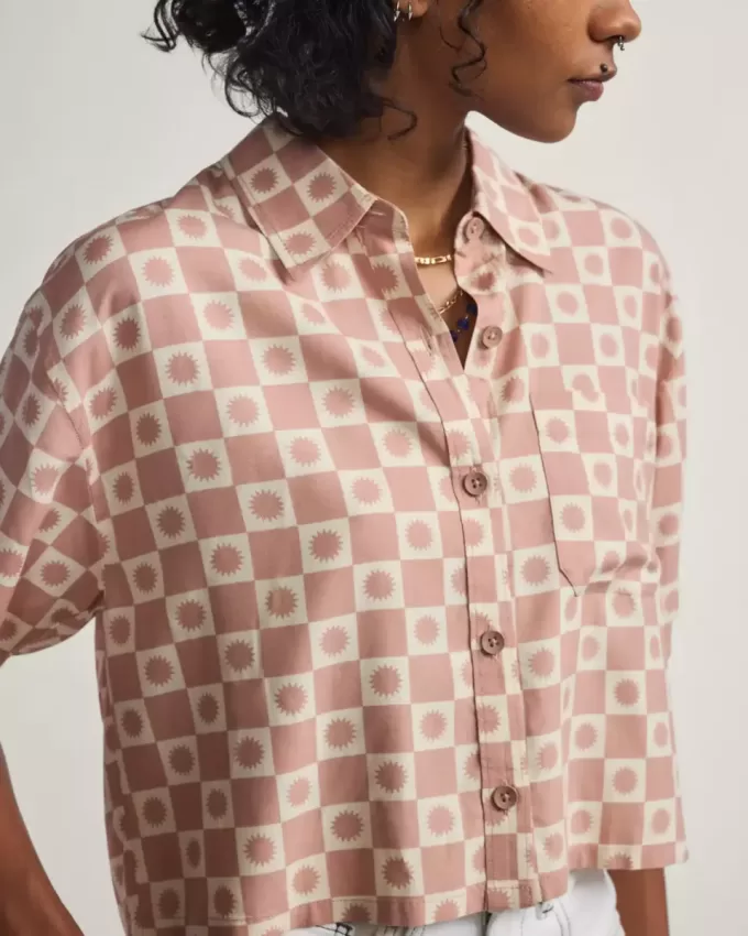 Camicia a quadri soleggiata