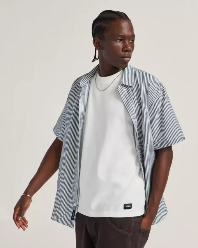 Camicia a righe con bottoni Lawson