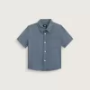 Camicia in tessuto tinta unita Lawson per bambini
