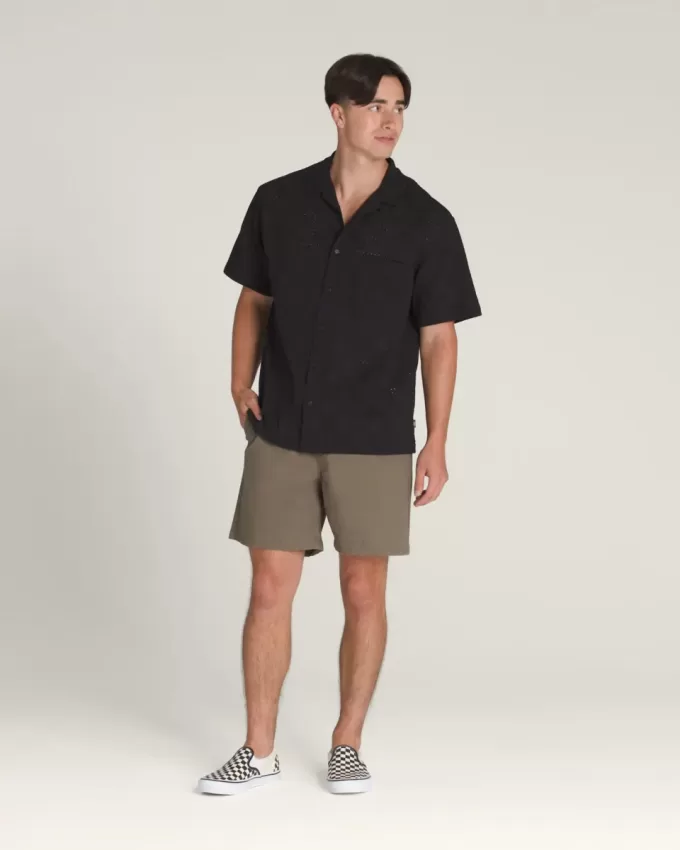 Camicia intrecciata con occhielli Wayside