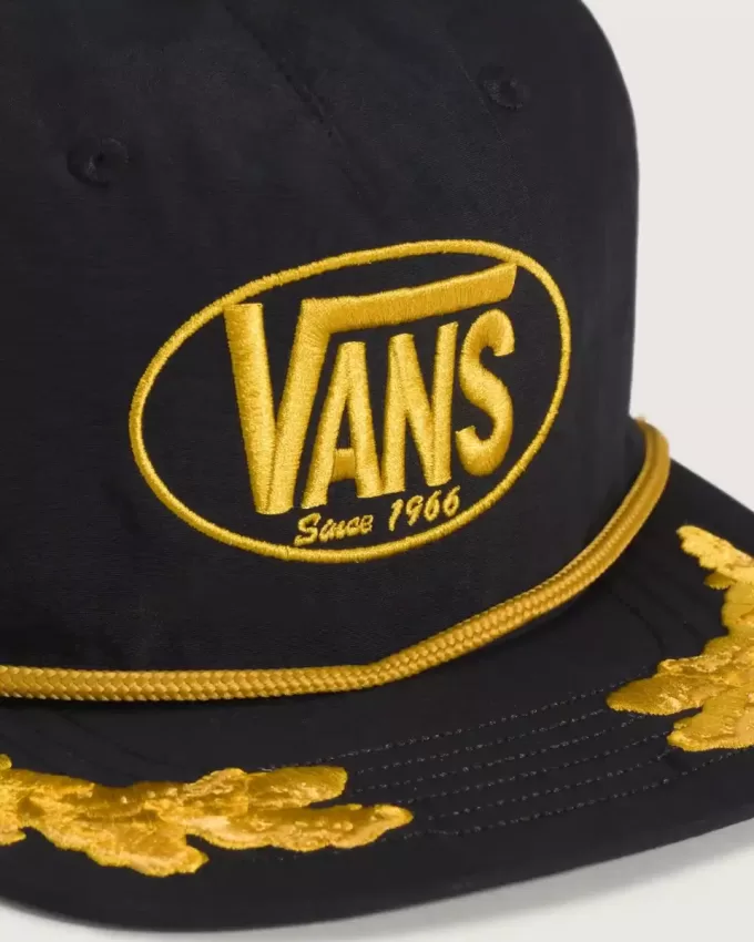 Cappello snapback Vans con scritte in grassetto
