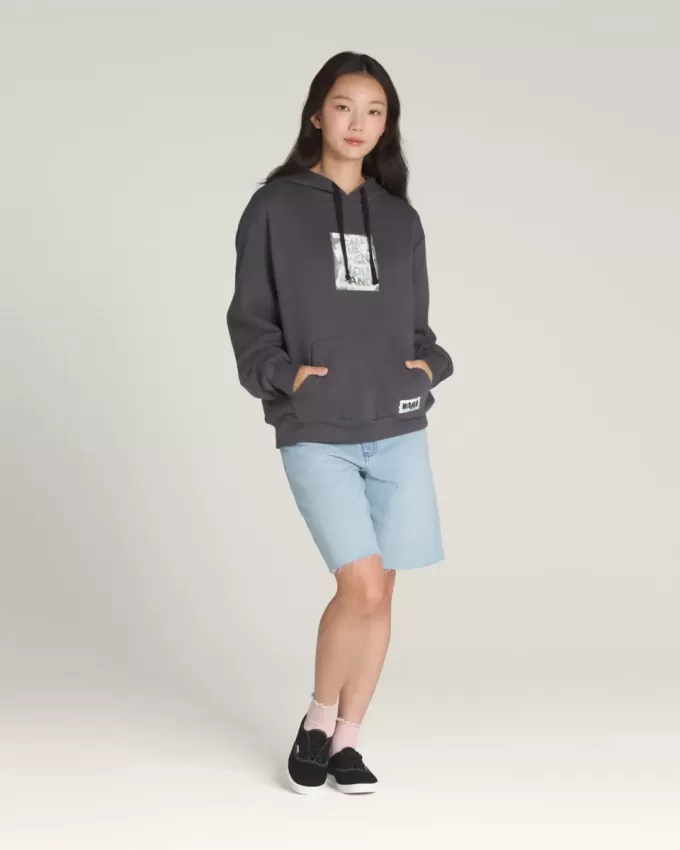 Felpa con cappuccio Bloussant Graffiti per Voli Persi