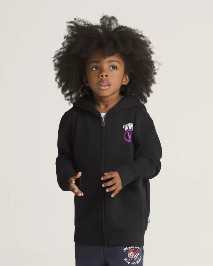 Felpa con cappuccio e zip intera Little Kids Monster Ball