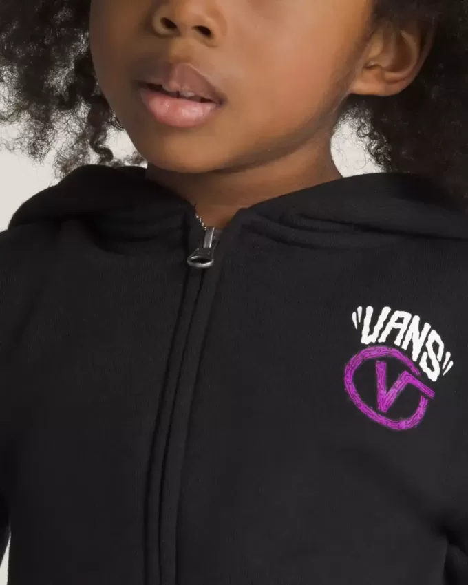 Felpa con cappuccio e zip intera Little Kids Monster Ball