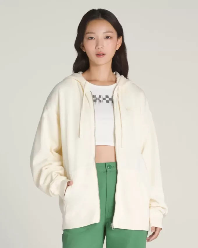 Felpa con cappuccio e zip per tutti i giorni