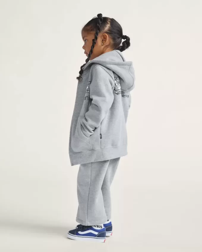 Felpa con cappuccio e zip Sk8 Posse per bambini piccoli