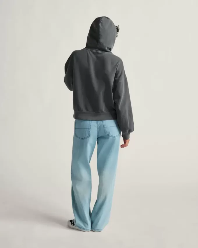 Felpa con cappuccio retrò