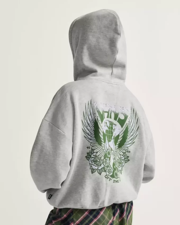 Felpa con cappuccio retrò World Peace Felpa con cappuccio retrò World Peace