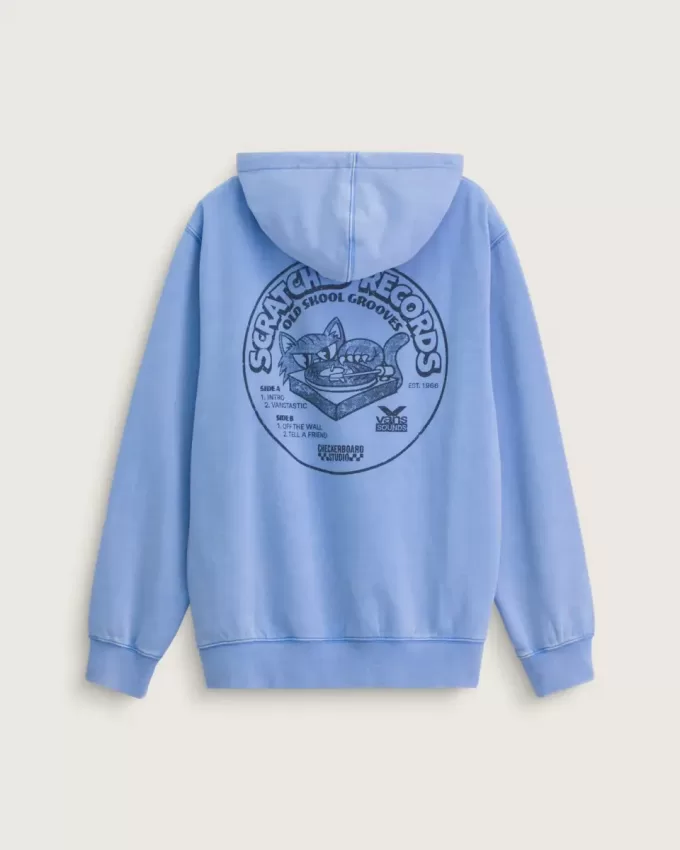 Felpa con cappuccio Scratched Records