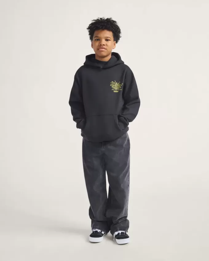 Felpa con cappuccio Scratched Records per bambini