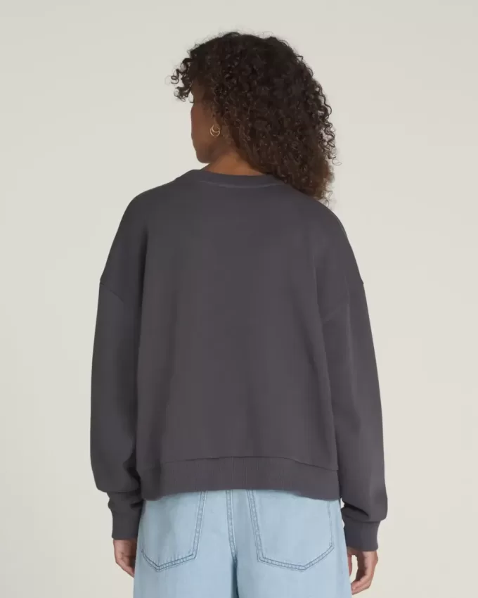 Felpa girocollo con grafica Retro Isle