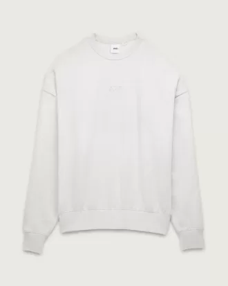 Felpa girocollo con logo premium