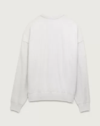 Felpa girocollo con logo premium