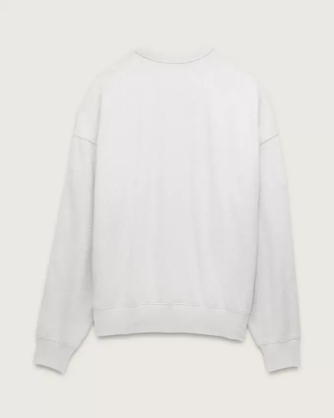 Felpa girocollo con logo premium Felpa girocollo con logo premium