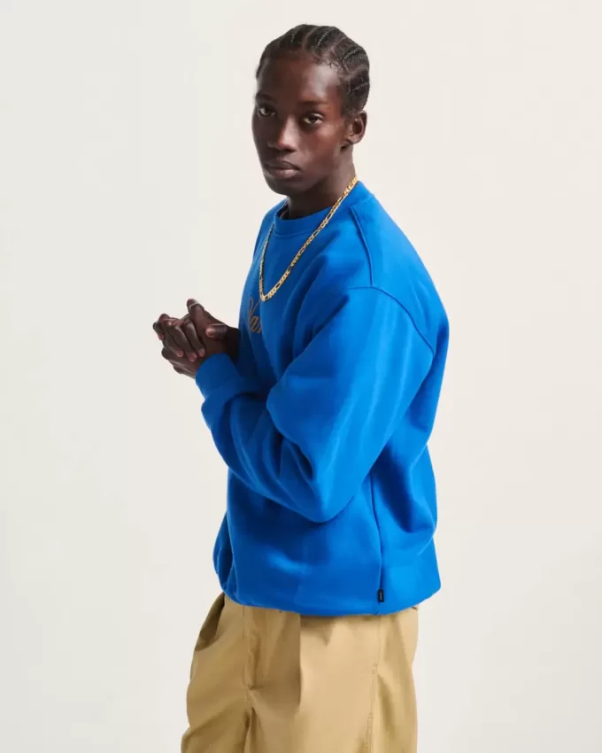 Felpa girocollo relax all’aperto