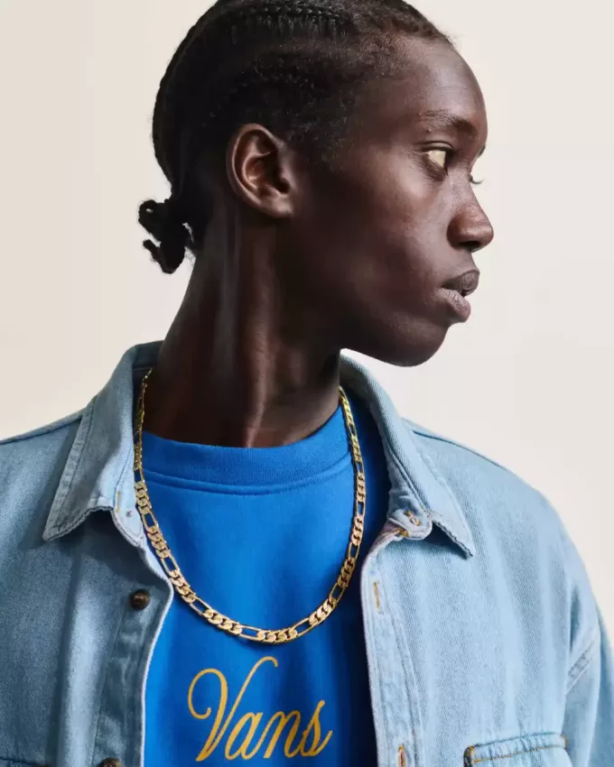 Felpa girocollo relax all’aperto