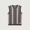 Gilet a righe premium
