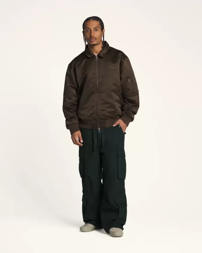 Giubbotto bomber in raso OTW