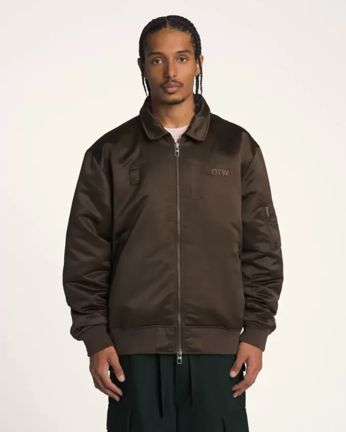 Giubbotto bomber in raso OTW