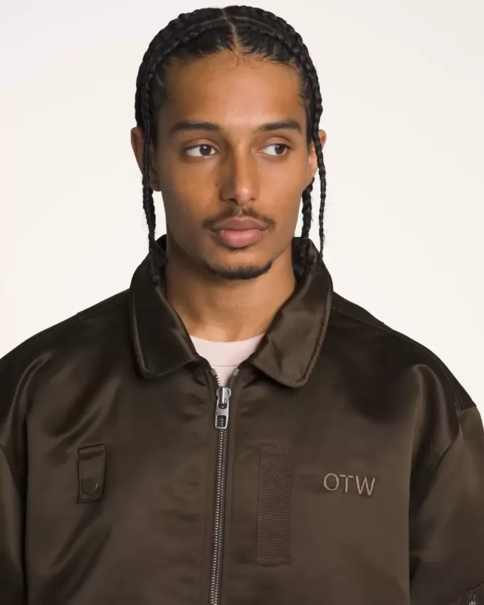 Giubbotto bomber in raso OTW