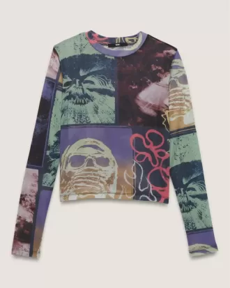 Maglia a maniche lunghe in rete Ludlow