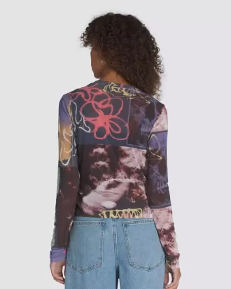 Maglia a maniche lunghe in rete Ludlow