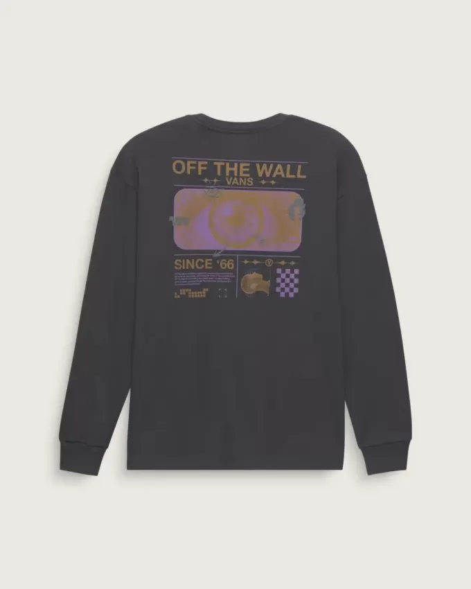 Maglietta a maniche lunghe con scritta “Riflessione”