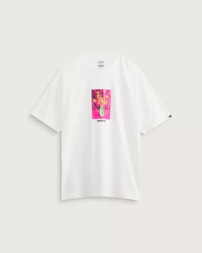 Maglietta con decorazioni floreali