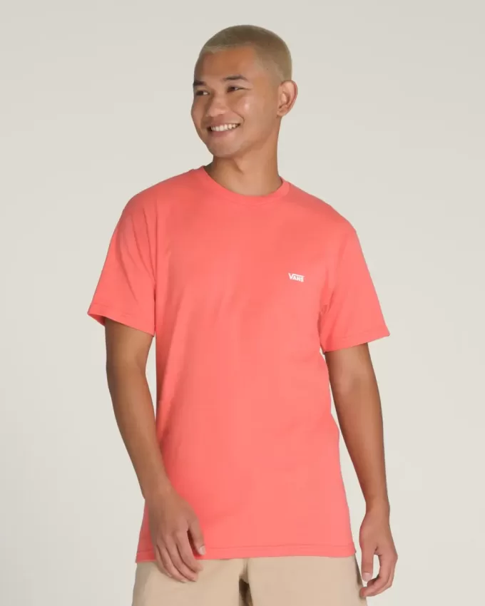 Maglietta con logo sul petto sinistro