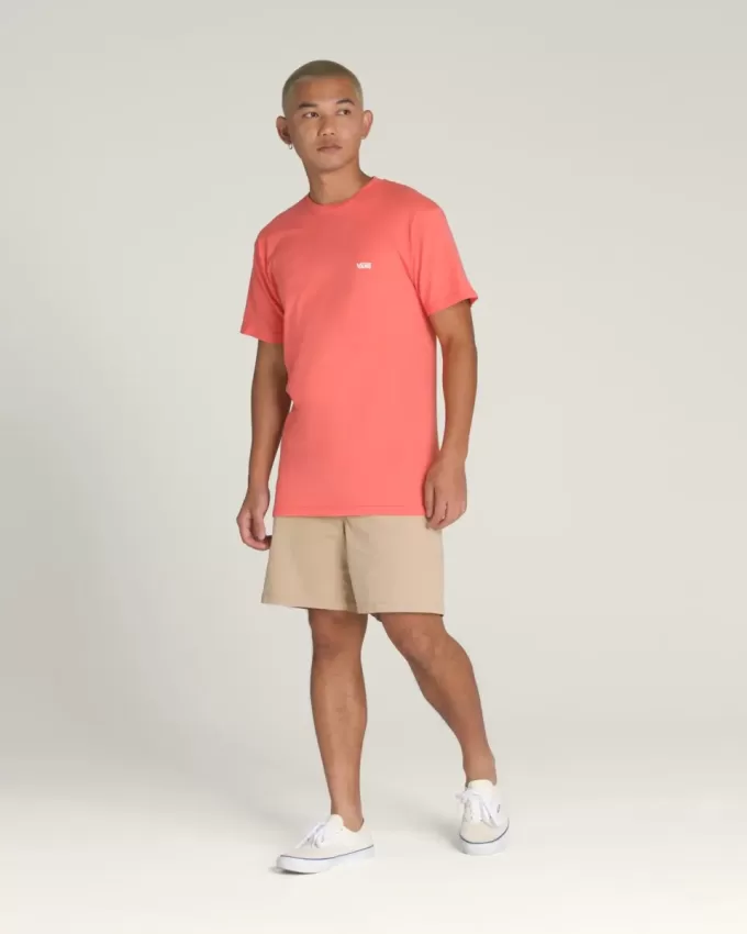 Maglietta con logo sul petto sinistro