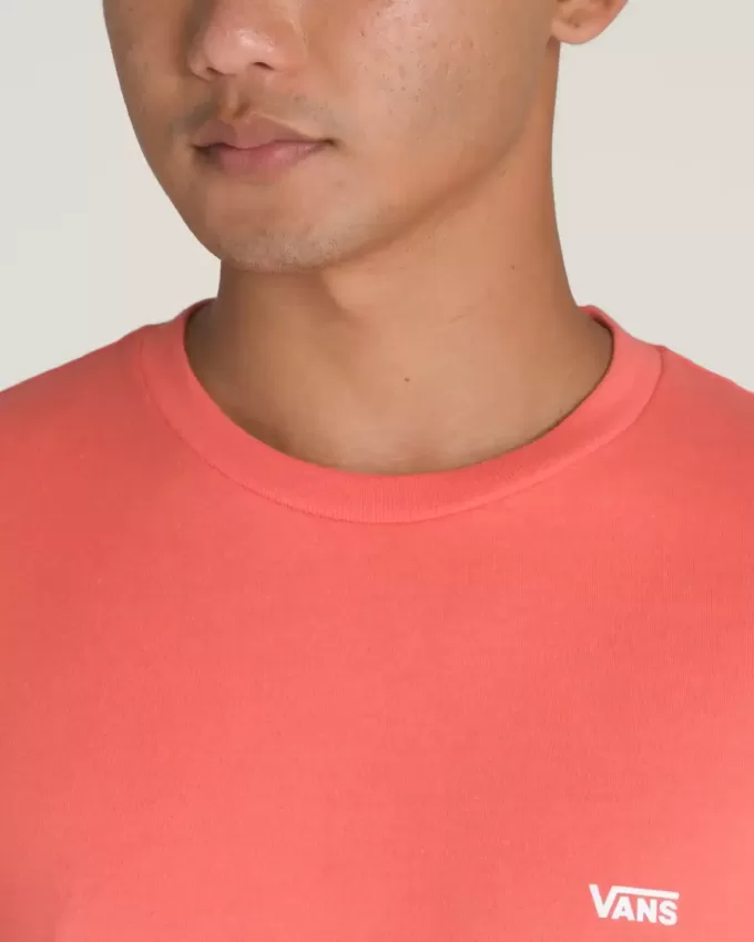 Maglietta con logo sul petto sinistro