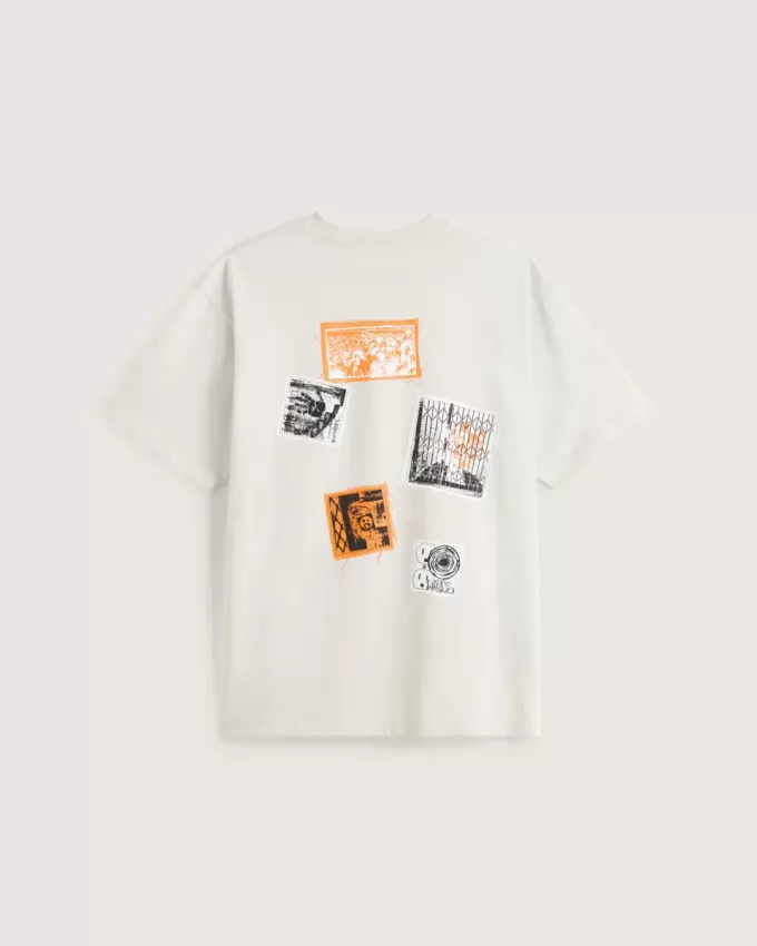 Maglietta con toppa punk