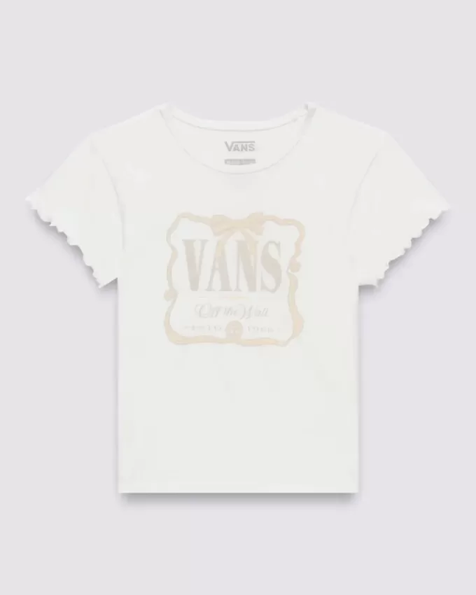 Mini maglietta con fiocco e nastro per bambini