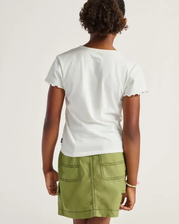 Mini maglietta con fiocco e nastro per bambini