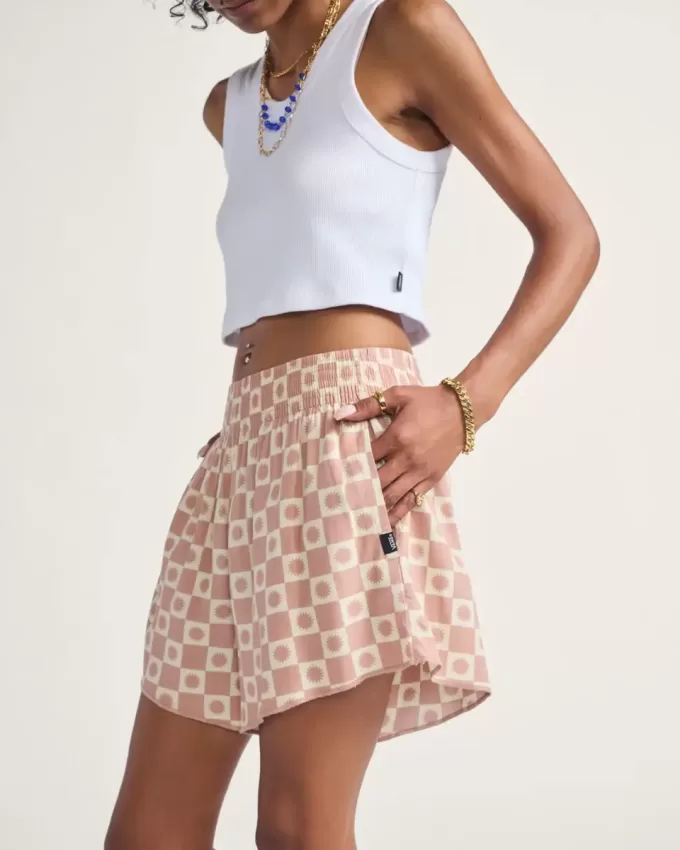 Pantaloncini a quadri soleggiati