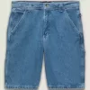 Pantaloncini in denim larghi Drill Chore da 22”
