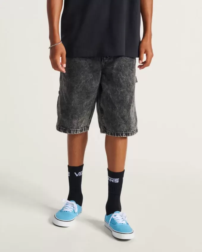 Pantaloncini in denim larghi Drill Chore da 22”