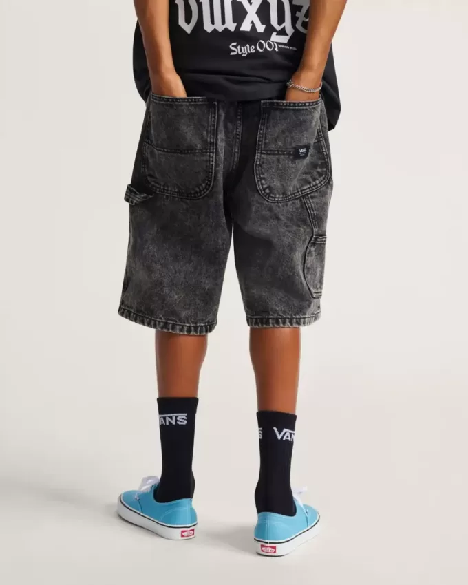 Pantaloncini in denim larghi Drill Chore da 22”