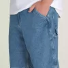 Pantaloncini in denim larghi Drill Chore da 22”