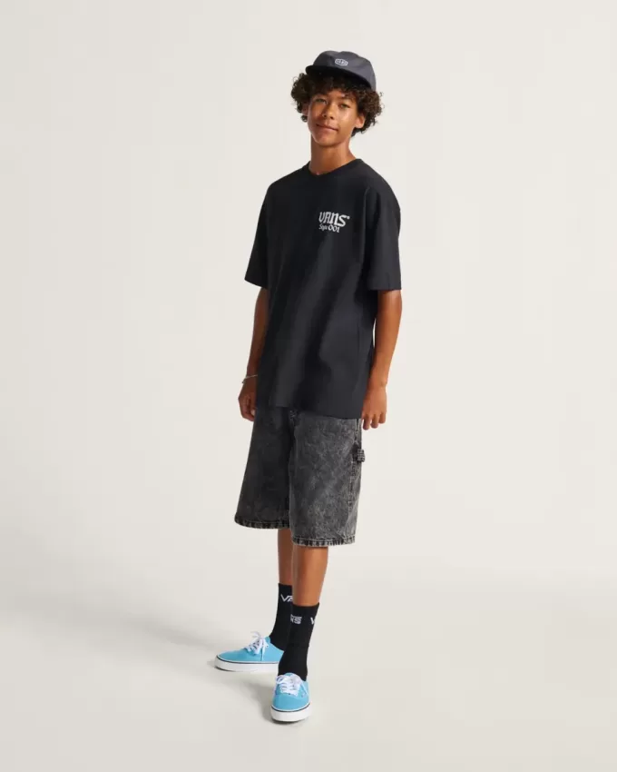 Pantaloncini in denim larghi Drill Chore da 22”