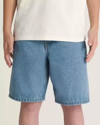 Pantaloncini larghi in denim Check-5 per bambini