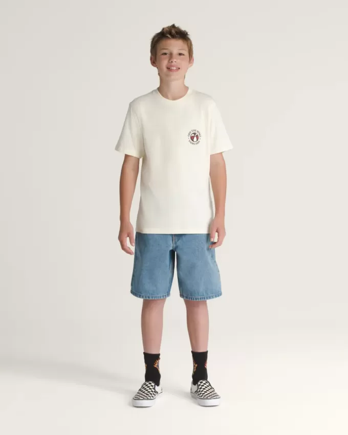 Pantaloncini larghi in denim Check-5 per bambini