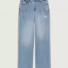 Pantaloni a pozzanghera in denim a 5 tasche Sirelle