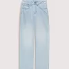 Pantaloni a pozzanghera in denim a 5 tasche Sirelle