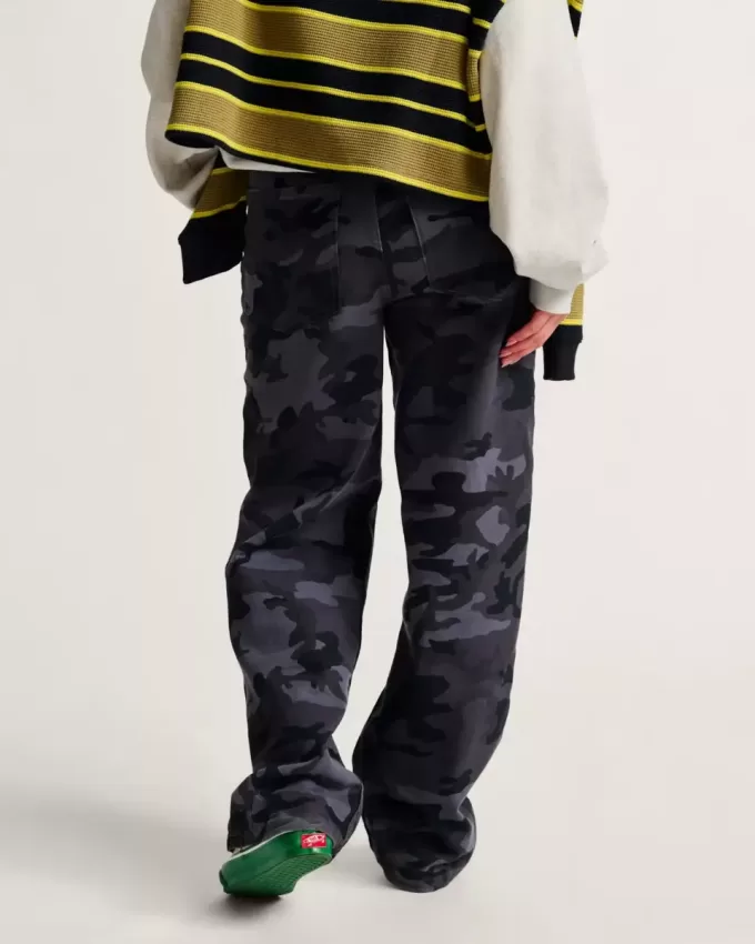 Pantaloni a pozzanghera in denim a 5 tasche Sirelle