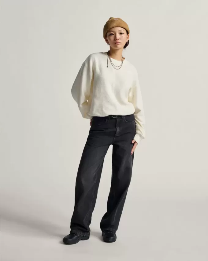 Pantaloni a pozzanghera in denim a 5 tasche Sirelle