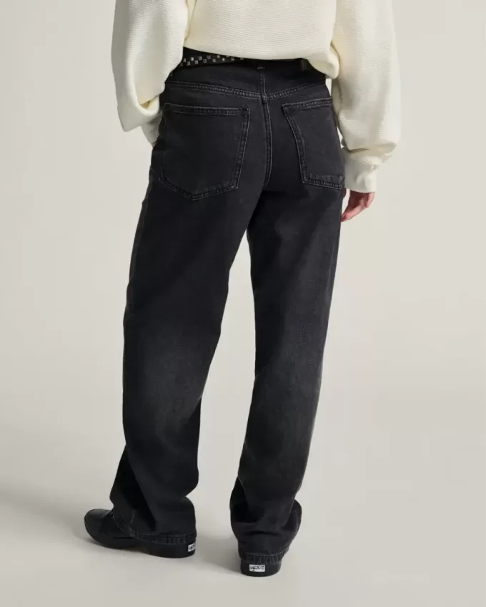 Pantaloni a pozzanghera in denim a 5 tasche Sirelle