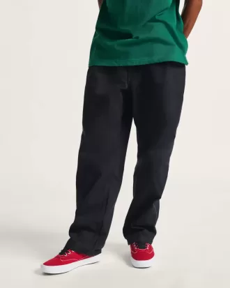 Pantaloni larghi con pieghe da skate