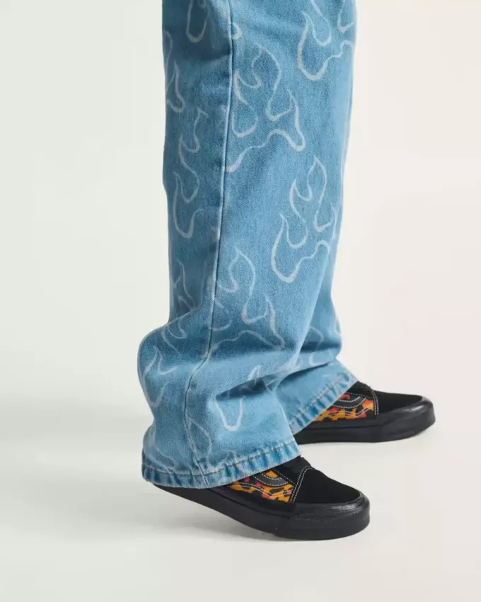 Pantaloni larghi in denim Check-5 Blaze